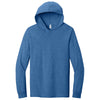 Jerzees Classics Unisex Retro Heather Royal Cotton Long Sleeve Hooded T-Shirt