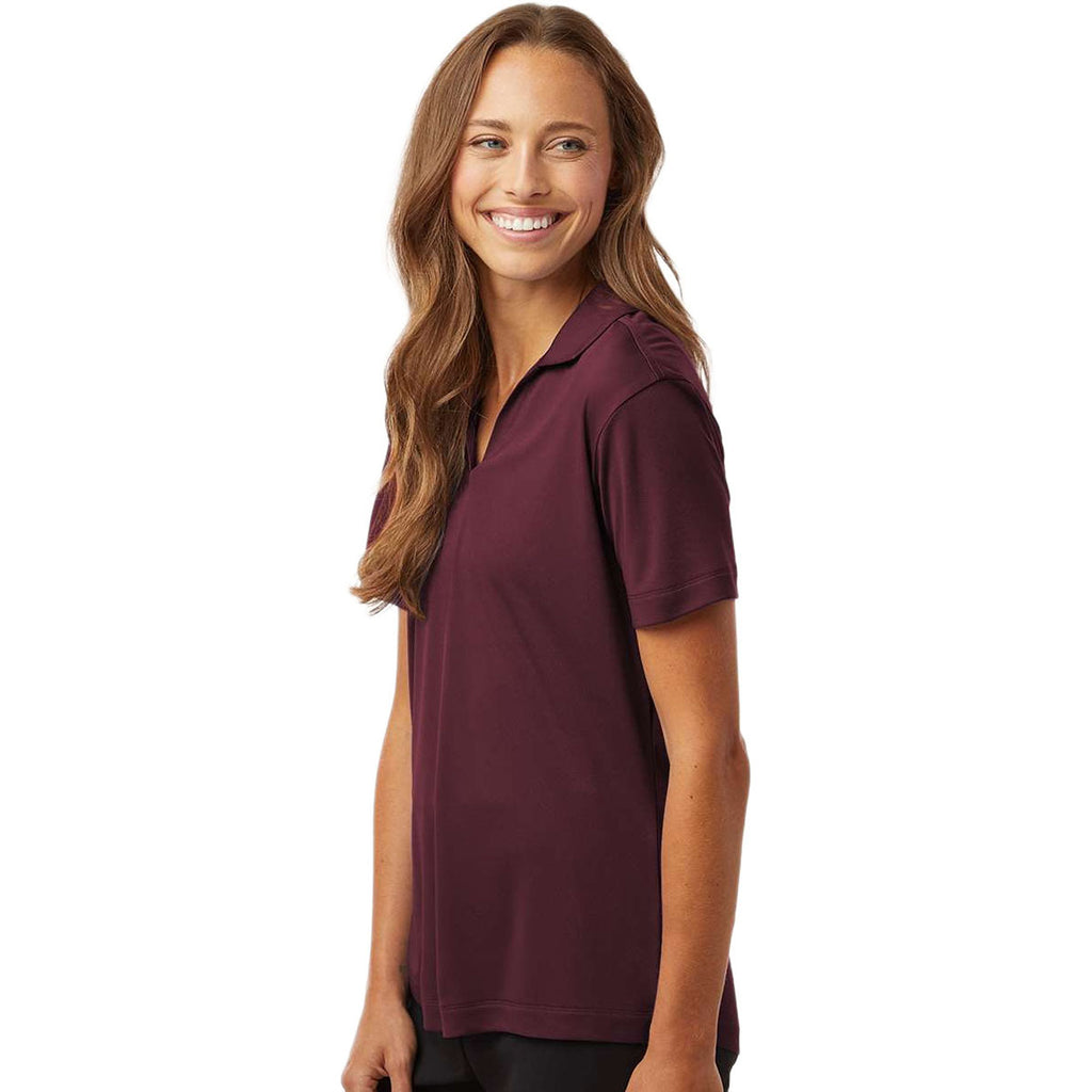 AllPro Women's Maroon Pro-Lock Performance Polo