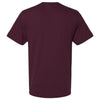 Jerzees Unisex Maroon Premium Cotton T-Shirt
