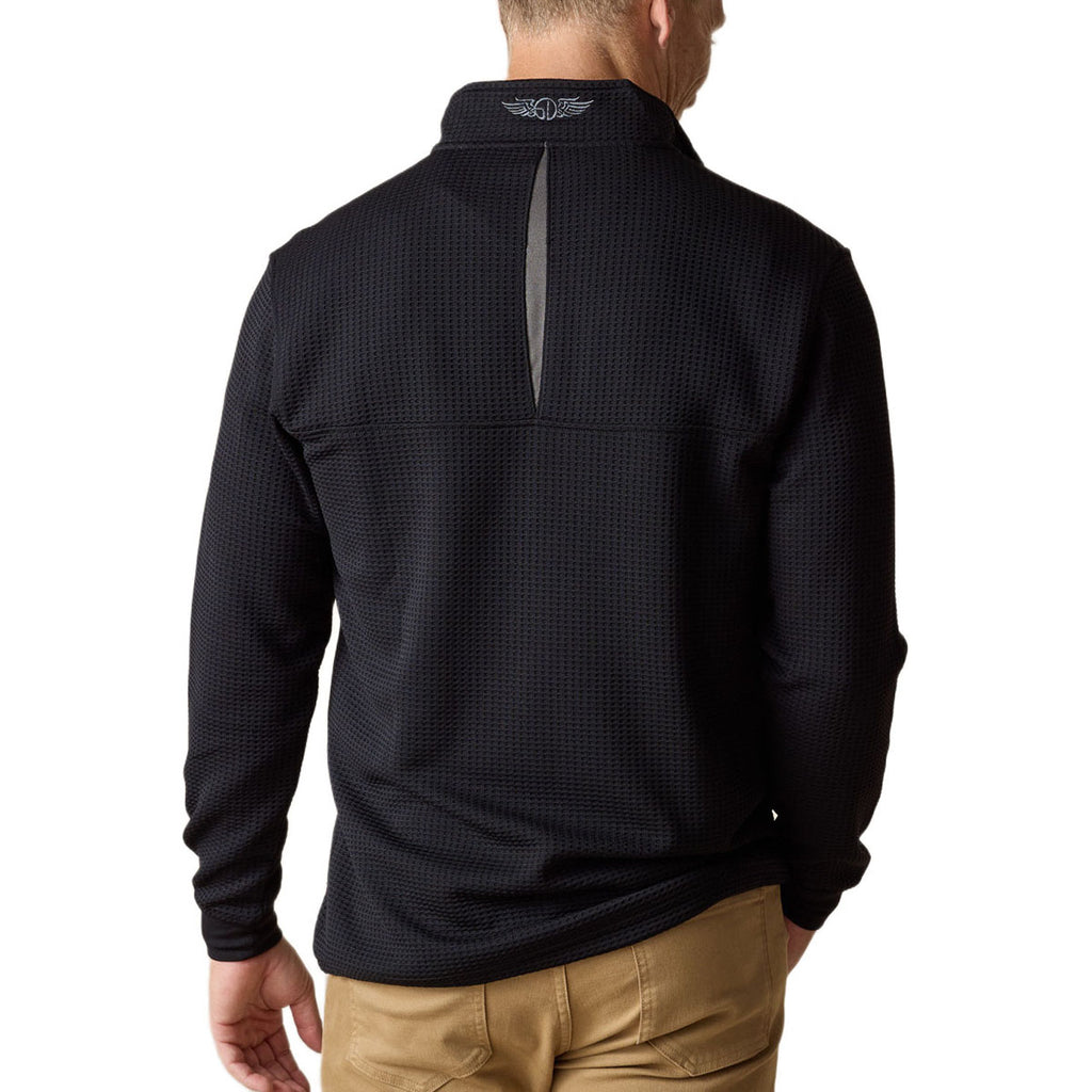 Straight Down Men's Black Optic Quarter Zip
