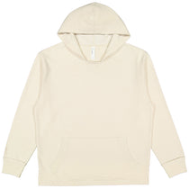 LAT Unisex Washed Natural Vintage Wash Fleece Hooded Sweatshirt