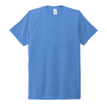 Allmade Unisex Azure Blue Tri-Blend Tee