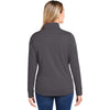 Core 365 Women's Carbon/Black Market Snag Protect Mesh Colorblock Quarter-Zip Pullover
