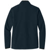 Carhartt Women's Navy Textured Full-Zip Fleece Jacket