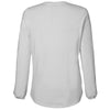 Devon & Jones Women's Grey Raleigh Half-Placket Knit Top