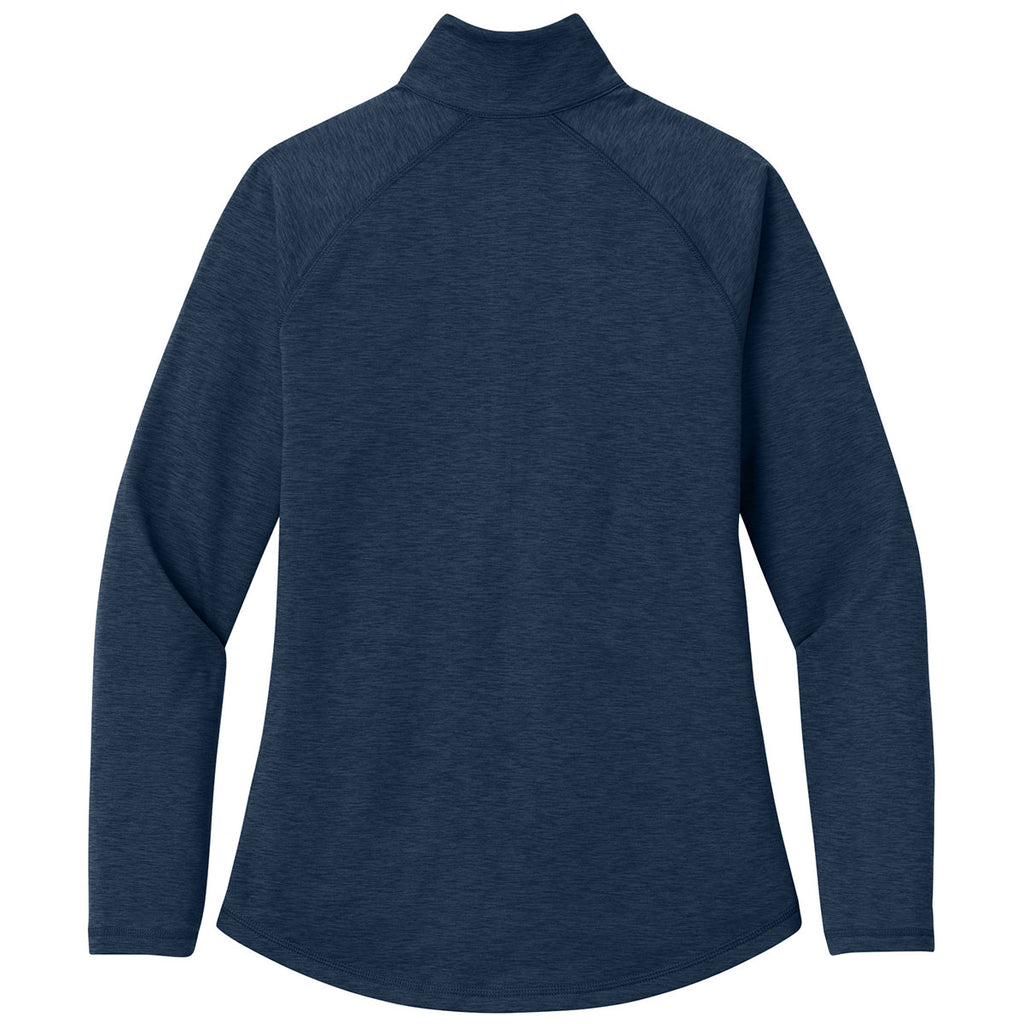 Eddie Bauer Women's River Blue Navy Heather Adventurer Full Zip