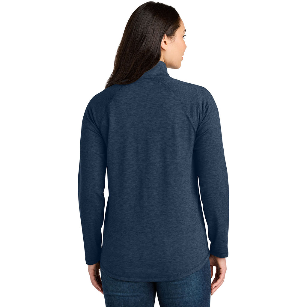 Eddie Bauer Women's River Blue Navy Heather Adventurer Full Zip