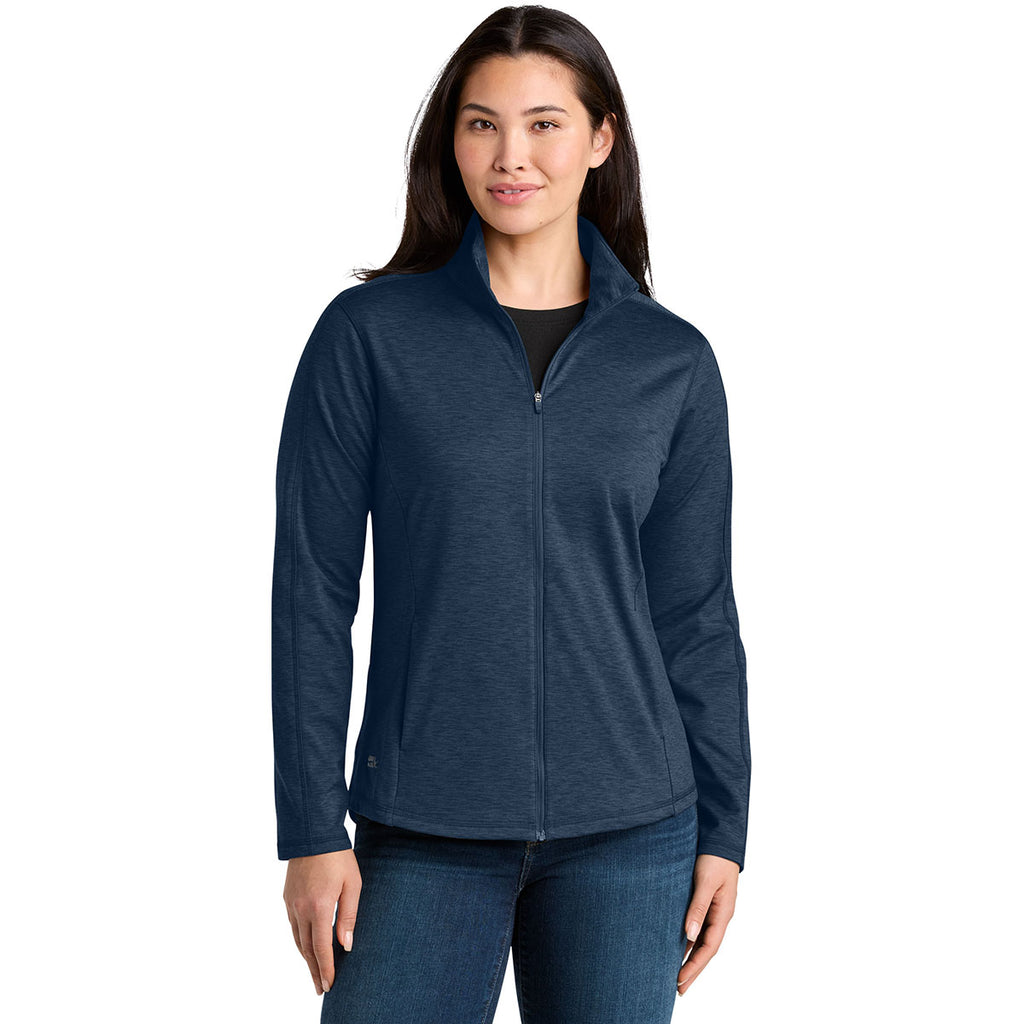 Eddie Bauer Women's River Blue Navy Heather Adventurer Full Zip