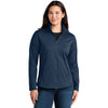 Eddie Bauer Women's River Blue Navy Heather Adventurer Full Zip