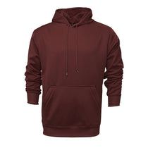 BAW Men's Maroon Pullover Fleece Hooded