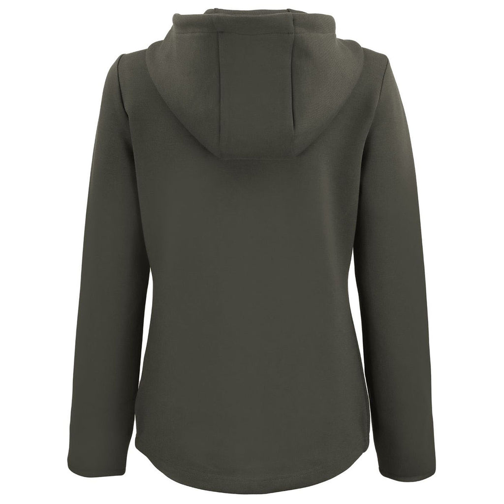 Cutter & Buck Women's Poplar Roam Epic Comfort Recycled Full Zip Hooded Jacket