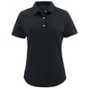 Cutter & Buck Women's Black Advantage Refresh Epic Confidence Recycled Tri-Blend Pique Polo