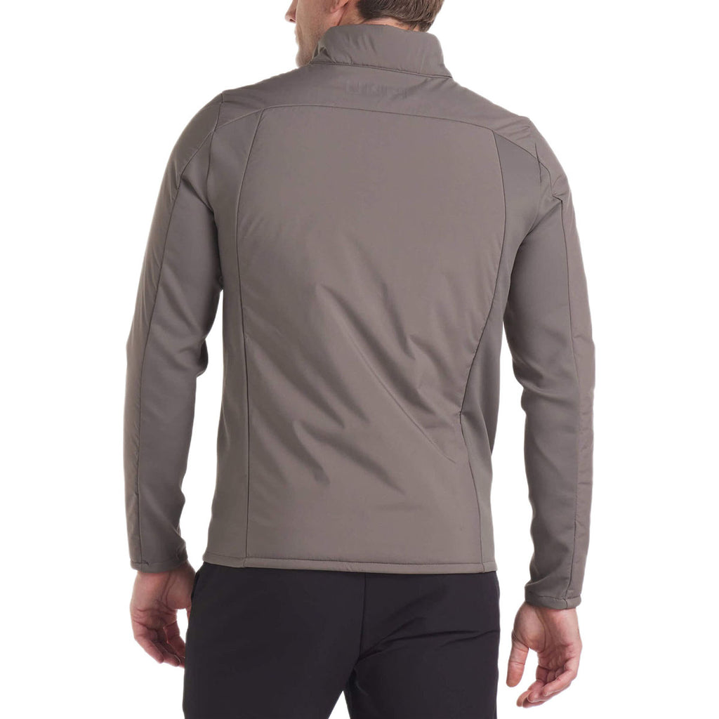 UNRL Men's Dark Taupe Montreal Quilted Jacket