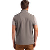Clique Men's Pure Slate/Black Tempo Stretch Full Zip Softshell Vest