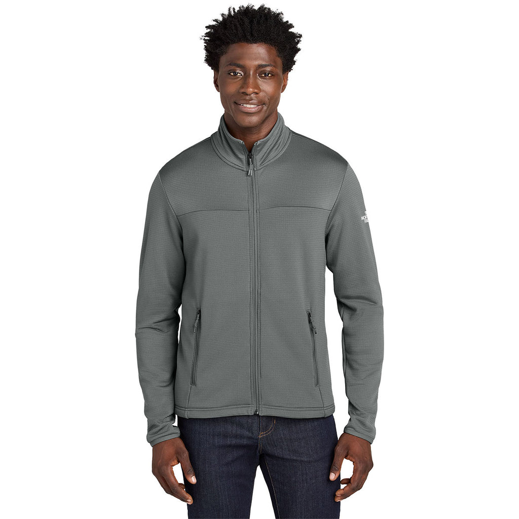 The North Face Men's Smoked Pearl Grey Aim Full-Zip Fleece Jacket