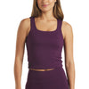 UNRL Women's Dark Plum Performa Fitted Tank