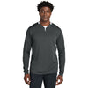 Sport-Tek Men's Iron Grey/White Club 1/4-Zip Pullover