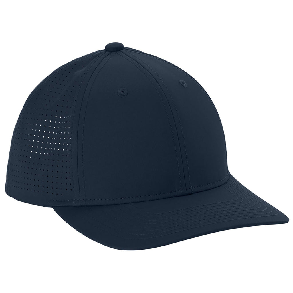 Sport-Tek Black Pro-Cut Adjustable Cap