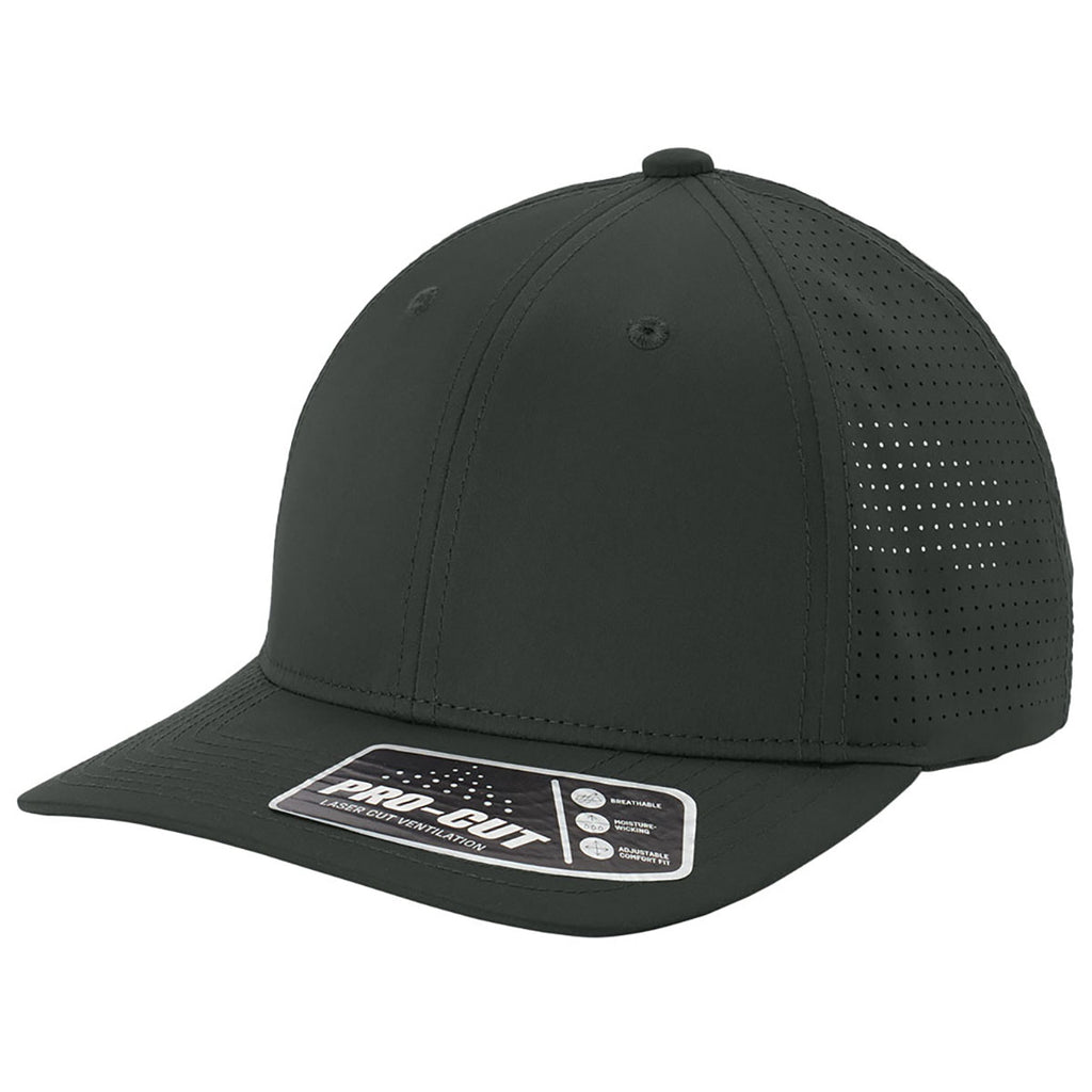 Sport-Tek Iron Grey Pro-Cut Adjustable Cap