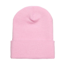 Yupoong Pink Cuffed Knit Cap