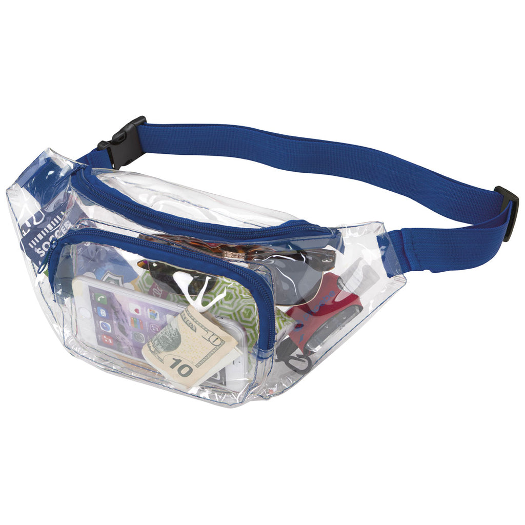 BIC Clear/Royal Clear Fanny Pack