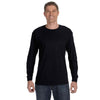 Jerzees Men's Black 5.6 Oz Dri-Power Active Long-Sleeve T-Shirt