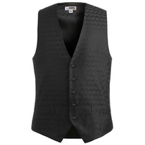 Edwards Men's Black Swirl Brocade Vest
