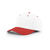 Richardson White/Red On-Field Combination Pro Mesh R-Flex Cap