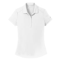 Nike Women's White Dri-FIT Players Modern Fit Polo