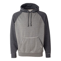 J. America Men's Smoke Heather/Charcoal Heather Vintage Heather Hooded Sweatshirt