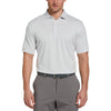 Callaway Men's Bright White Silver Birdseye Polo