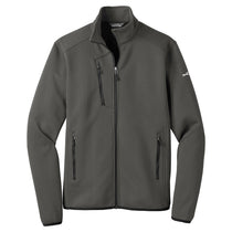 Eddie Bauer Men's Grey Steel Dash Full-Zip Fleece Jacket