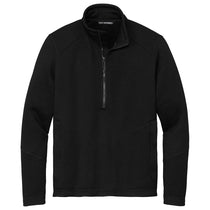 Port Authority Men's Deep Black Arc Sweater Fleece 1/4 Zip