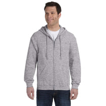 Gildan Unisex Sport Grey Heavy Blend 50/50 Full Zip Hoodie
