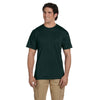Gildan Men's Forest Green 5.5 oz. 50/50 Pocket T-Shirt