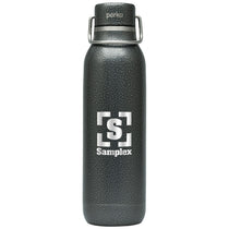 Perka Gunmetal Dashing 20 oz. Double Wall Stainless Steel Bottle
