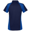 Harriton Women's Dark Navy/True Royal/Dark Charcoal Advantage Snag Protection Plus Colorblock Polo