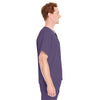 Harriton Men's Deep Purple Restore 4.9 oz. Scrub Top