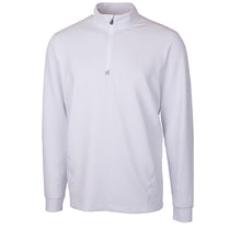 Cutter & Buck Men's White DryTec Traverse Half-Zip
