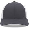 Pacific Headwear Graphite/White/Graphite Low-Pro Trucker Cap