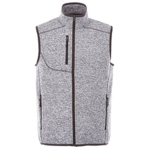 Elevate Men's Light Heather Grey Fontaine Knit Vest