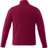 Elevate Men's Maroon Rixford Polyfleece Jacket