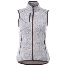 Elevate Women's Light Heather Grey Fontaine Knit Vest