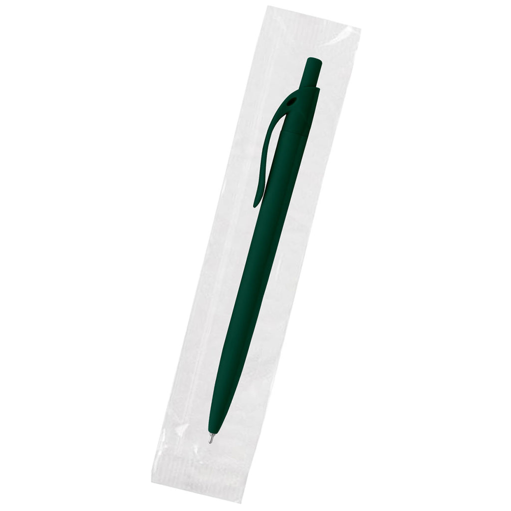 Sleek Write Forest Green Rubberized Pen