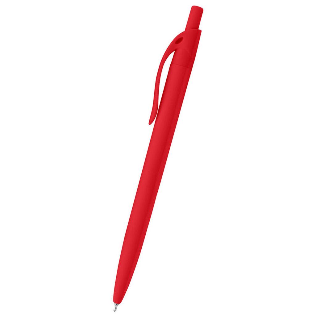 Sleek Write Red Rubberized Pen