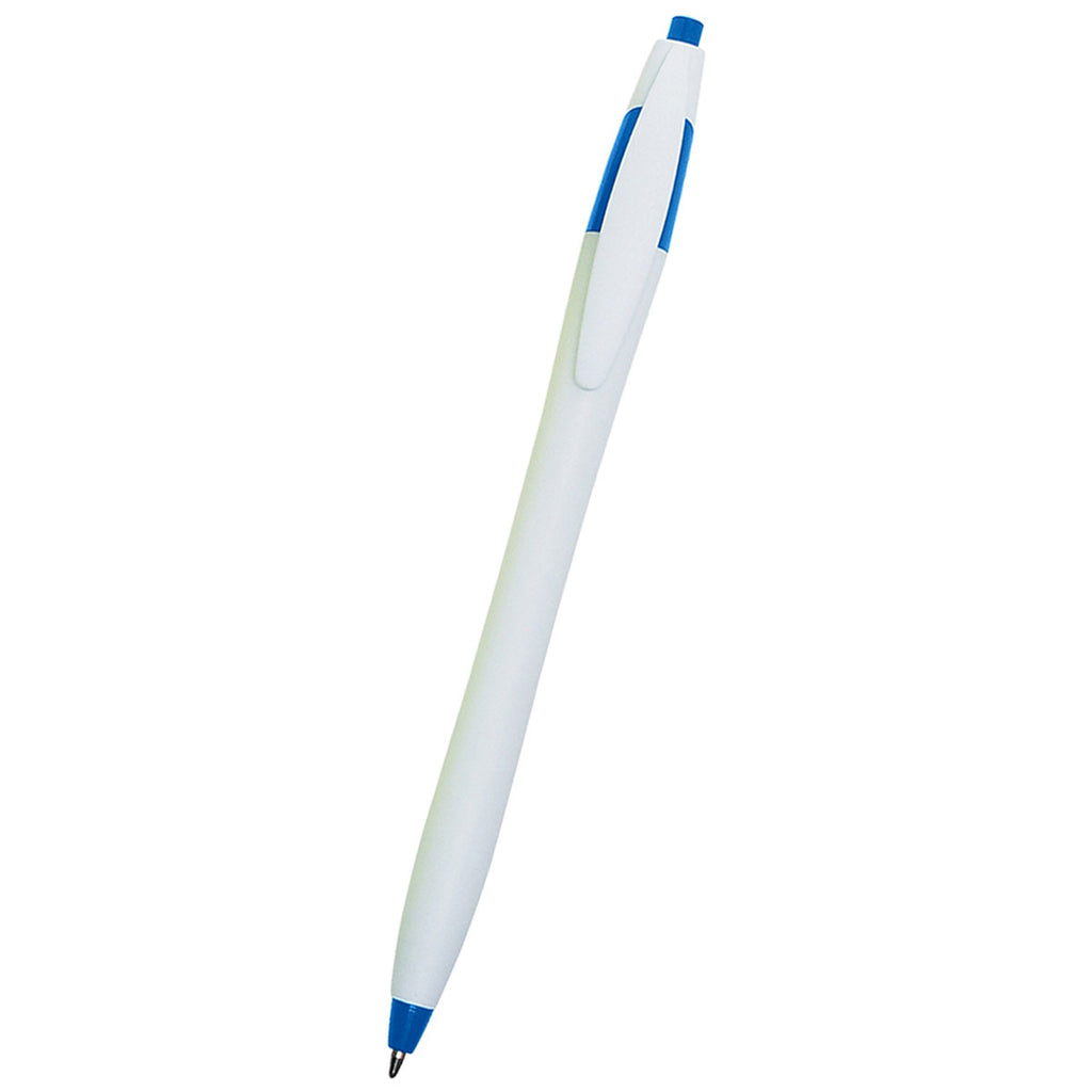 Hit White/Blue Dart Pen