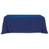 Hit Navy Flat Poly/Cotton 4-Sided Table Cover