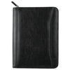 Leed's Black Renaissance Jr. Zippered Padfolio with FSC Mix Paper