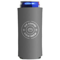 Best Promotions USA Grey BEST 12 oz Slim Coolie