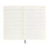 Moleskine Black Soft Cover Large 12-Month Weekly 2025 Planner